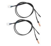 BUGUUYO 2piezas Sensor de Temperatura Ntc Ohm para Aire Acondicionado Compatible Sonda de Alta Precisión con Respuesta Rápida para Control Inteligente del Clima Incluye Unidades
