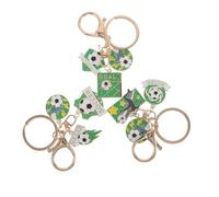 BUGUUYO 3 llaveros deportivos de fútbol: llaveros de fútbol 2026 - metálicos para fanáticos del para decorar mochilas - Recuerdo para fanáticos de los deportes