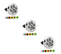 BUGUUYO 3 Piezas aceite esencial para coche para auto difusores para aceites esenciales humidificador de aire vehículo car vinyl ambientador clip de ventilación de coche de aromaterapia