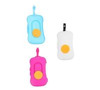 BUGUUYO 3 Piezas Caja De De Bebe Elementos Cuna Para Bebé Limpiar Juguete Dispensador Auto Neceser De Viaje Para Bebé Caja De Pañuelos De Bebé Reutilizable Plastico Pp