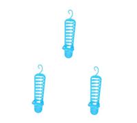 BUGUUYO 3 Piezas Estante de Juguetes para Loros alimentador Loro Juguetes Spray para pájaros Soporte de Jaula de pájaros mijo Estante de Frutas de Loro Perchero para Colgar Loros Blue