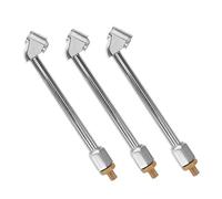 BUGUUYO 3 Piezas Tubo de Extensión para Inflador de Neumáticos con Conector de Adaptador de Válvula Prueba de Fugas para Coche Motocicleta y Bicicleta