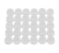 BUGUUYO 30 Piezas Rodamiento Giratorio para Molino de Viento, Mini Rodamiento en Miniatura Blanco de Plástico E Hierro, para Manualidades DIY, Accesorios de Pelo y Anillos