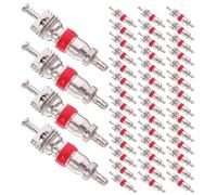 BUGUUYO 300 Unidades Núcleos de Válvulas para Neumáticos de Automóvil y Motocicleta, Aleación de Zinc Resistente, Ciclo de Vida Largo y Soporta Condiciones Extremas
