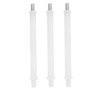 BUGUUYO 3piezas Mango De Plástico para Escobilla WC Resistente Reemplazo Ergonómico Fácil Instalación Varillas para Baño De Unidades