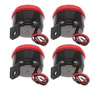 BUGUUYO 4 Bocinas de Alarma para Coche Resistentes al Agua Bocina de Advertencia para Automóvil Altavoz de Megafonía para Vehículo Compatible Camión Sistema de Alarma de Emergencia