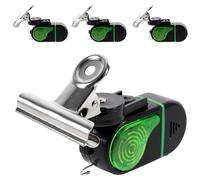 BUGUUYO 4 Piezas Alarma Electrónica de Pesca Campana LED de Alta Sensibilidad Sonido Fuerte Clip Resistente para Cañas para Pesca Nocturna y Principiantes