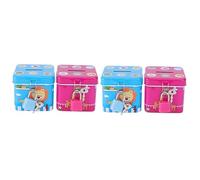 BUGUUYO 4 Piezas alcancía de Loro Juguetes Accesorios para pájaros Loro de Juguete Loro Jugando Juguete Hucha Cerdito Suministros para Mascotas Juguete de interacción con Mascotas Planchar