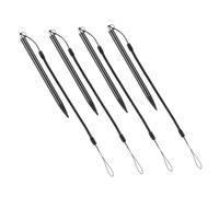 BUGUUYO 4 Piezas Lápiz Resistivo para Pantalla Táctil con Cuerda de Resorte Antiperdida de Estilógrafo para Sistemas Pos PDA y Pc Industrial