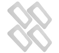 BUGUUYO 4 Piezas Parche Repuesto para Caja de Aleta Paddle Surf Conector para Parte Trasera de Tabla Sup Reparación Estabilidad y Control Aguas Extremos