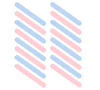 BUGUUYO 40 Depresores Linguales de Plástico Reutilizables para Examen Bucal Infantil, 14,6 Cm, Azul y Rosa, Kit para Terapia del Habla y Uso Médico en Clínicas Pediátricas