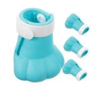 BUGUUYO 4piezas Botas para Gatos De Silicona Ajustables De Cubiertas para Patas De Gatitos Protección Antirrasguños para Baños y Actividades Variadas