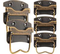 BUGUUYO 5 Piezas Manijas de Caja Vintage de Hierro para Cofres y Muebles Clásicos Asas Resistentes Estilo Antiguo Accesorio para Estuches de Madera Uso Decorativo y Funcional