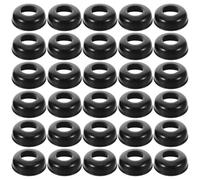 BUGUUYO 50 tuercas para eje de bicicleta: M9.5, contratuercas para bujes delantero y trasero, arandelas de rodamiento para reparación de bicicletas de montaña.