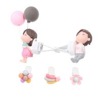 BUGUUYO 5pcs Adornos De Pareja Decoración Clip De Ventilación De Aire Para Coche Adornos Para Salpicadero Decoración Interiores Aromatizante Bonito