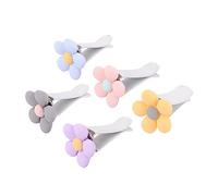 BUGUUYO 5piezas Clip Ambientador Coche Decoración Floral Fácil Instalar Purificar Vehículo Amigos Familiares