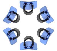 BUGUUYO 6 Abrazaderas de Cable para Bicicleta de Montaña y Carretera Clips de Plástico en C con Base Adhesiva Guía de Cables de Freno Soporte Seguro para Enrutamiento