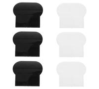 BUGUUYO 6 Piezas Levantador de Tapa de Inodoro Práctico y Resistente de Blanco y Negro Accesorio para Baño sin Contacto Fácil Instalación para Hogar y Espacios Públicos