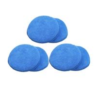 BUGUUYO 6 Piezas Unidades Esponjas Aplicadoras Cera Redondas para Coche y Muebles Pulido Uniforme sin Rayas Seguro Superficies Delicadas