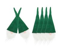 BUGUUYO 6piezas Cubre Botellas De Vino De Navidad Adorable Funda Decorativa para Fiesta y Almacenamiento De Cubiertos para Celebraciones Navideñas