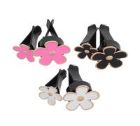 BUGUUYO 6piezas Decoración De Aromaterapia Coche Clips Para Rejilla De Ventilación Margaritas Ambientador Para Coche Decoración Floral Para Ventilación De Estética De Interiores De
