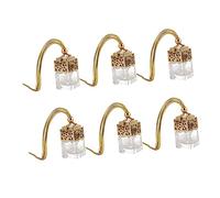 BUGUUYO 6piezas Difusor De Aromas Colgante Para Coche Tapón De Madera Decoración Para Auto Accesorio Aromático Para Vehículos
