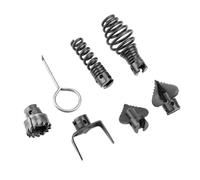 BUGUUYO 7 piezas Extensiones de Resorte para Desatascador de Tuberías Herramientas Profesionales para Limpieza y Dragado de Alcantarillas Apto para Fregaderos y Desagües Resistente y