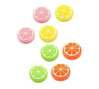 BUGUUYO 8 Piezas Tapas de Joystick de Silicona Forma de Limón de Agarre de Pulgar Antideslizante Cubierta Protectora para Palanca Analógica Accesorios Repuestos para Controladores