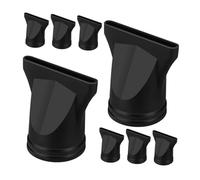 BUGUUYO 8piezas Accesorios Para Secador De Pelo Unidades Boquilla De Plástico Repuesto Para Boquilla De Secador De Pelo Para Uso Doméstico y Salones De Belleza