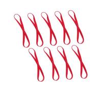 BUGUUYO 9 Diademas Deportivas para Mujer Ideales para Entrenar Diademas Elásticas para El Sudor para El Gimnasio Y para Correr Color Rojo