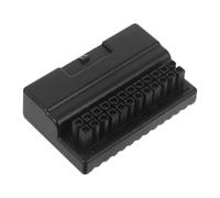 BUGUUYO Adaptador de Corriente ATX de 24 Contactos a 90 Grados Macho a Hembra para Placa Base Conector Angular para PC Accesorio para Montaje DIY y Gestión de Cables Compacta