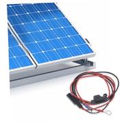 BUGUUYO Alambre de células solares alargadera cables de extensión al aire libre cables solares adaptor de panel solar todo bronce Negro