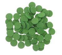 BUGUUYO Almohadillas Perfumadas para Difusor de Coche 30 Mm, 300 Unidades, Algodón Absorbente Verde Manzana, Recargas para Aceites Esenciales y Ambientadores Automotrices, Aromaterapia