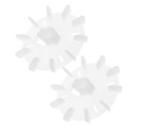 BUGUUYO Aspas de Ventilador para Motor de Sobremesa Yt71 Plástico Resistente Orificio Retráctil Ajustable para Alta Temperatura Repuesto de Hélice de Ventilador Eléctrico para