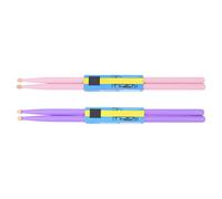 BUGUUYO Baquetas de Arce Púrpura para Instrumentos de Percusión, 2 Pares, Cómodas Buen Sentido de Gravedad para Práctica y Músicos Principiantes
