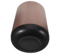 BUGUUYO Basurero Doble Capa sin Tapa 15L Plástico Diseño Vetas de Madera Papelera Redonda para Cocina Baño y Dormitorio Bolsa Oculta Acceso Abierto y Capacidad Grande