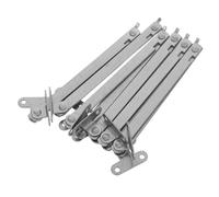 BUGUUYO Bisagras Plegables de Hierro para Muebles Soporte de Tapa Reforzado para Gabinete Abatible 6 Piezas Cierre Suave y Resistente Adecuado para Cocina y Oficina