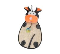 BUGUUYO Bonita Alfombrilla para Rascar Gatos con Forma De Ratón De Sisal Natural para Juguetes De Gatos con Protector De Muebles para Rascar Mascotas.