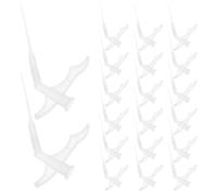 BUGUUYO Boquillas de Espuma Expansiva 1Mm para Pistola de Sellador Cabezal Rociador de Plástico Tubo Conector para Sellado de Huecos 20 Piezas Uso Profesional Construcción y