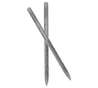 BUGUUYO Broca para Parches de Neumáticos 3 MM de Acero al Carbono 2 Piezas Herramienta de Corte de Carburo para Reparación Rápida de Pinchazos en Coches Motos y Camiones Escariador