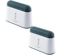 BUGUUYO Caja de Refrigerador de Carbón Activado Reutilizable 2 Piezas, Material Pp, Desodorante Natural sin Tóxicos, Apto para Frigorífico y Congelador, Uso Doméstico y Mantenimiento