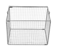 BUGUUYO Cesta de Limpieza Ultrasónica de Acero Inoxidable 270x180x200 Mm, Cesta de Malla Metálica Resistente a Altas Temperaturas para Piezas de Laboratorio y Joyería, Compatible