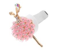 BUGUUYO Clip De Perfume De Coche Decoraciones Del Tablero Clip De Aroma De Coche Decoraciones Creativas Para Autos Clips De Salida De Coche Clip De Ambientador De Salida Rosa Resina