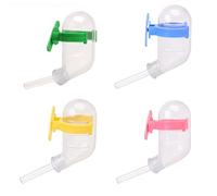 BUGUUYO Comederos De Agua para Hámster De 6 Oz - Diseño 4 Piezas Estilo Mixto Suministros para Mascotas para Hámsteres Y Conejos