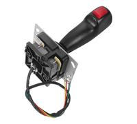 BUGUUYO Controlador de joystick de vuelo para PC - Palanca de vuelo vibratoria - Joystick arcade con microinterruptor - Controles de simulador de avión para juegos de PC y máquinas recreativas DIY