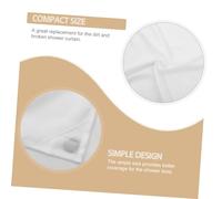 BUGUUYO Cortina de Ducha Doble Capa Resistente al Agua Extra Larga Barrera Antimoho para Baño y Bañera Protección de Privacidad y Decoración Funcional