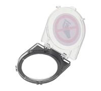 BUGUUYO Cubierta Protectora para Interruptor de Botón Pulsador Industrial, Autoadhesiva Transparente de 52x47 Mm, Protección contra Pulsaciones Accidentales para Botones de Elevador, PC