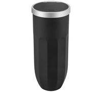 BUGUUYO Cubo de Basura para Coche Pequeño Plástico Resistente Portavasos para Basura de Automóvil Portátil Negro Accesorio para Interior de Vehículo y Oficina