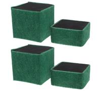 BUGUUYO Cubo Purificador de Agua para Acuario 4 Piezas 2 Pequeños 2 Grandes Medios Filtrantes de Carbón Activado Filtración Mecánica para Peceras de Agua Dulce y Salada Accesorios