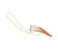 BUGUUYO Cuerno Vikingo Natural de Vaca, Trompeta Manual para Estadio, Bocina de Fútbol con Textura Auténtica, Tamaño Portátil para Animar Partidos y Celebraciones Deportivas